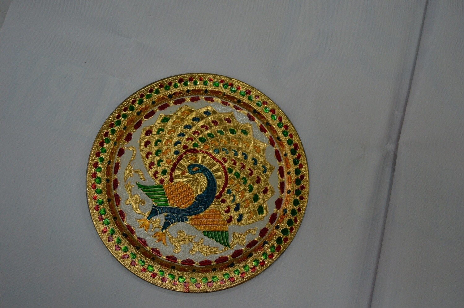Decorated plate