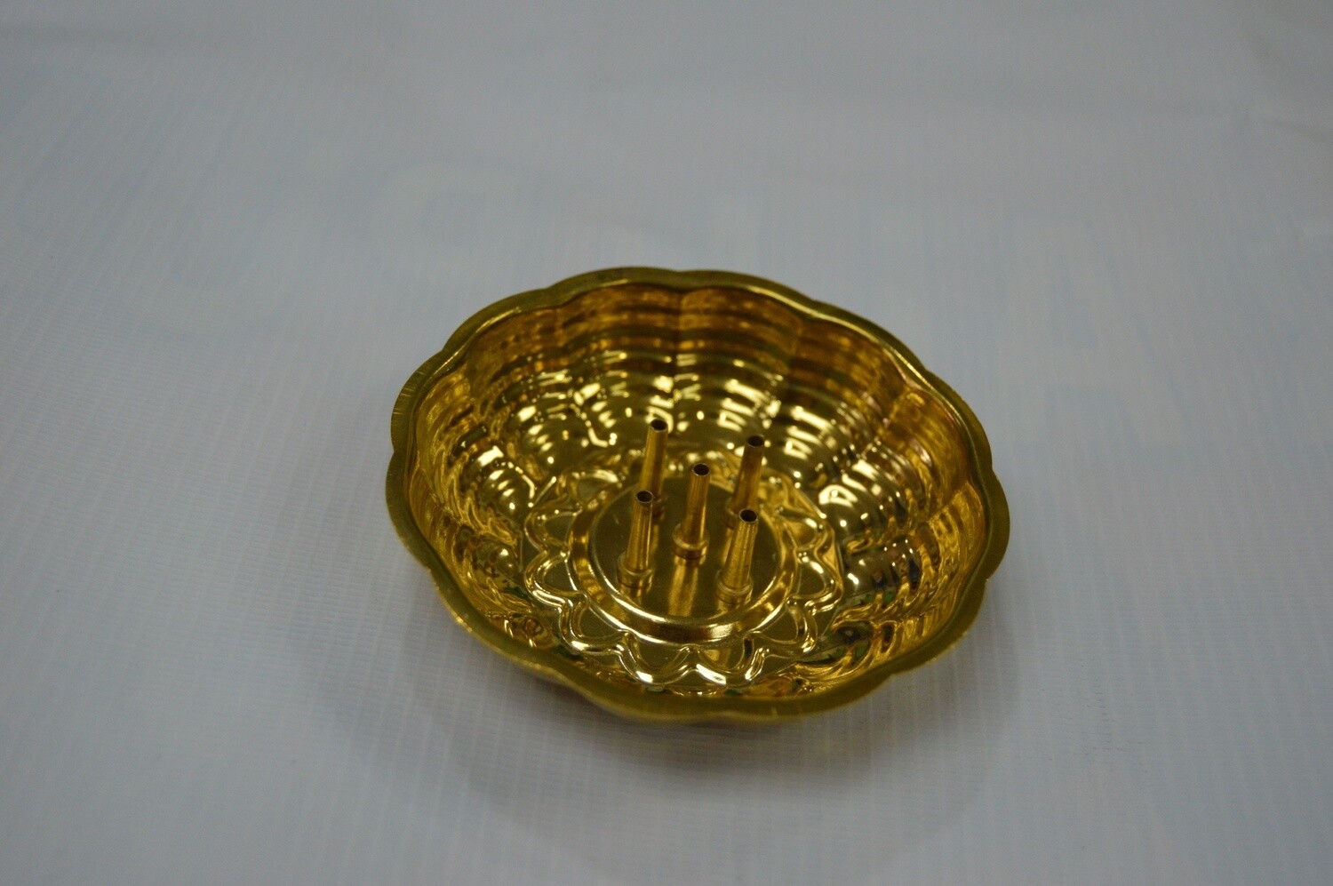 Brass Round Bowl Incense Holder