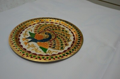 Decorated plate