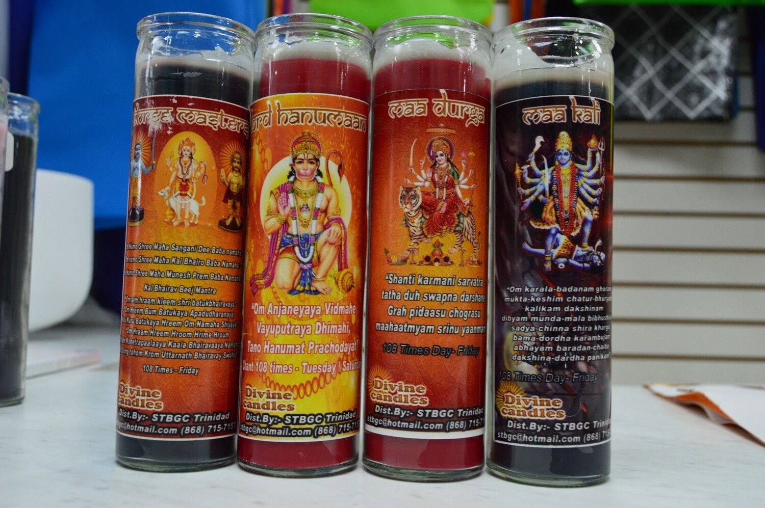 Divine Glass Candle-Deity