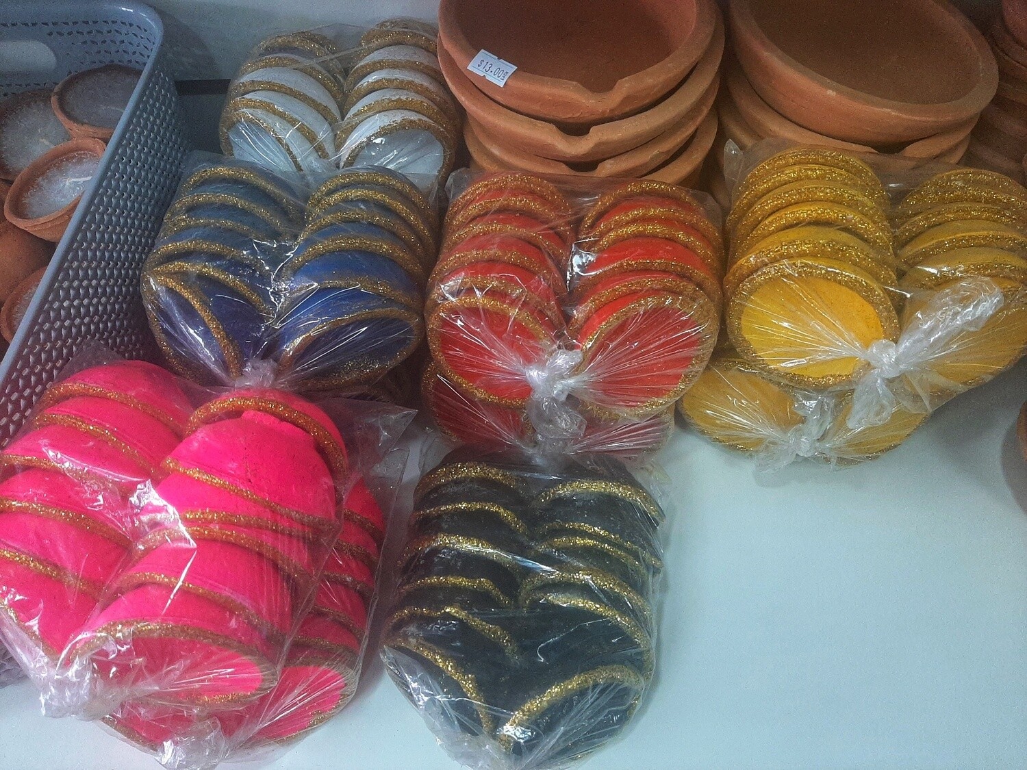 Colored Diyas