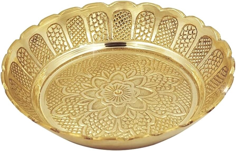Brass- Chandan Plate Lg