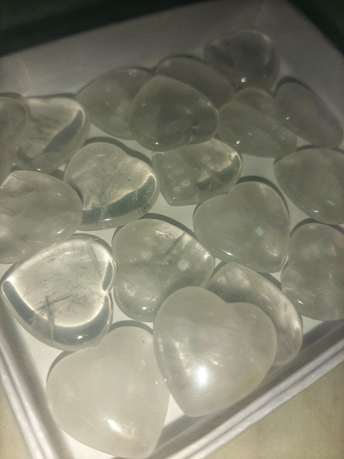 Heart Shaped Crystals Stones