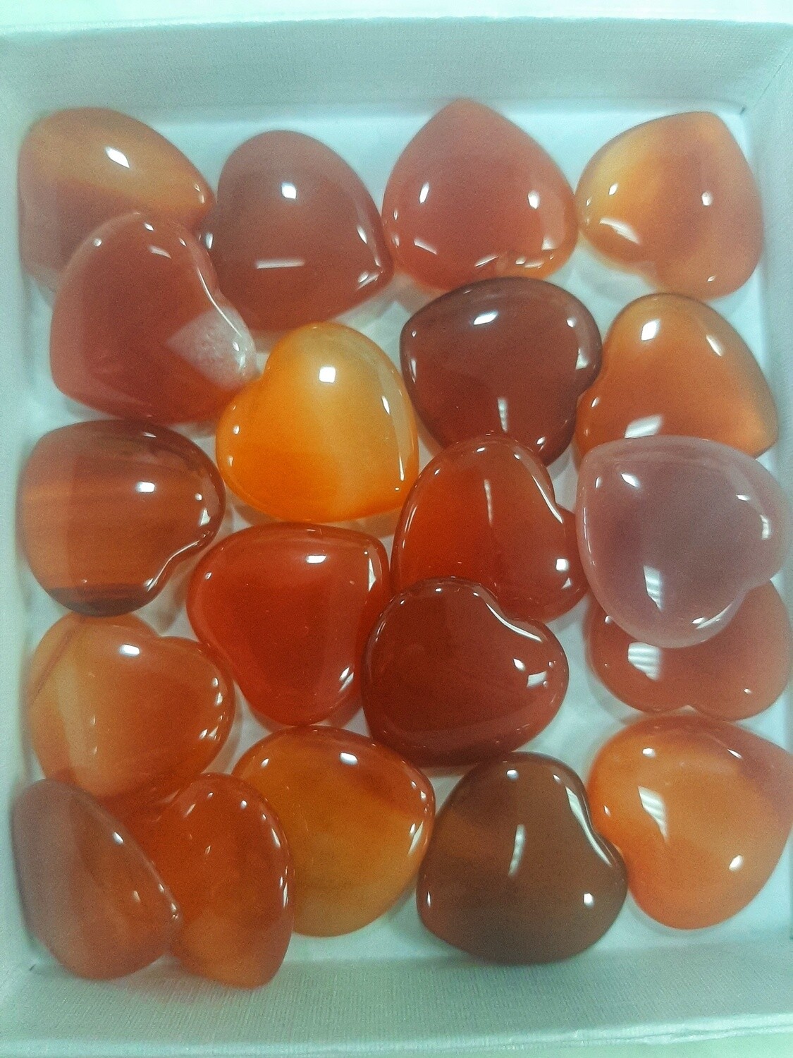 Heart Shaped Crystals Stones