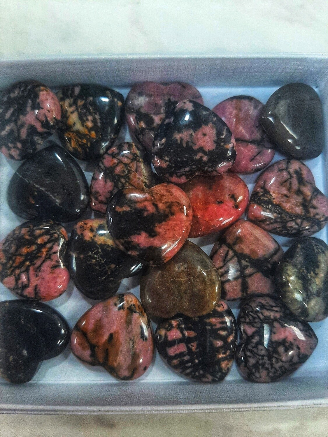 Heart Shaped Crystals Stones
