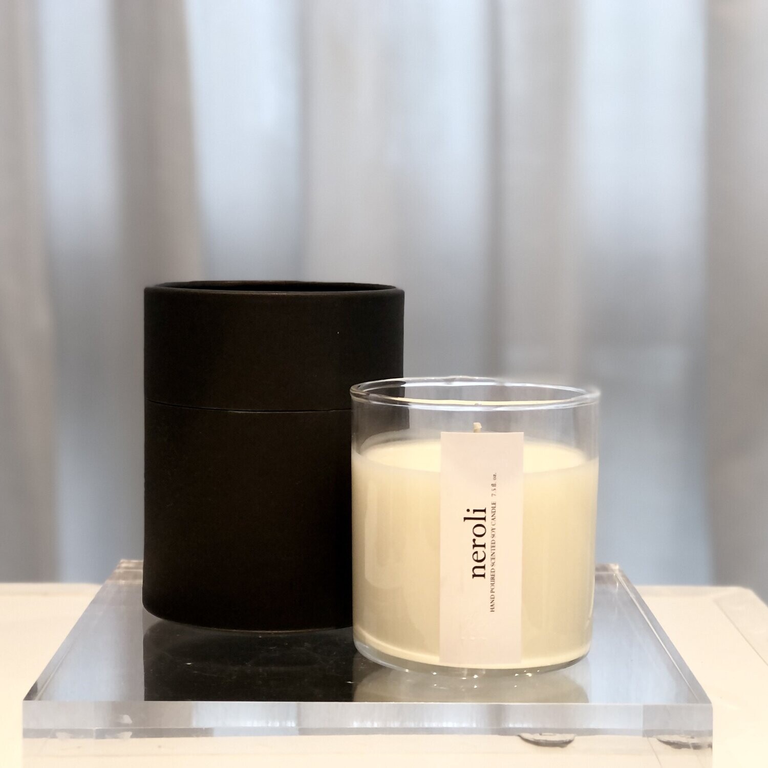 neroli scented luxury soy candle