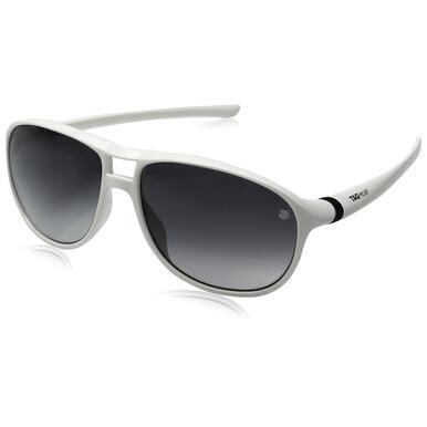 TAG Heuer 27 Degree Urban Shiny White Square Grey Lens Sunglasses