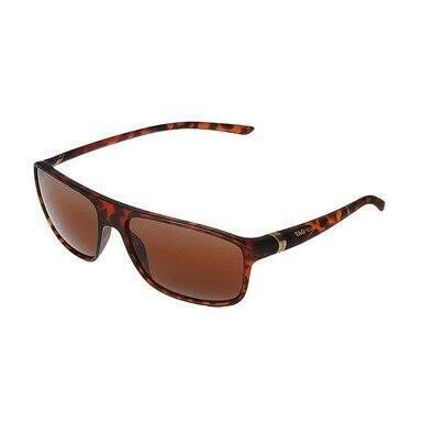 TAG Heuer 6041-210 27 Degree Urban Tortoise Square Brown Polarized Lens Men's Sunglasses