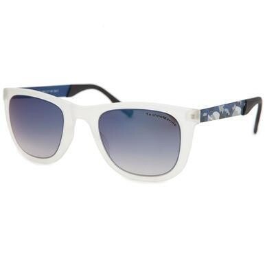 Technomarine Black Reef TMEW001-08 Wayfarer Mirrored Lens Sunglasses - Blue / Clear