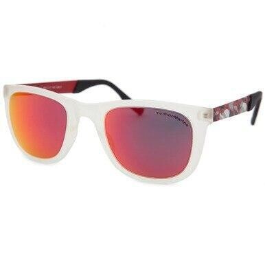 Technomarine Black Reef TMEW001-07 Wayfarer Mirrored Lens Sunglasses - Orange / Clear