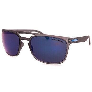 Technomarine Manta Ray TMEW006-10 Rectangular Frame Mirrored Lens Sunglasses - Blue / Grey