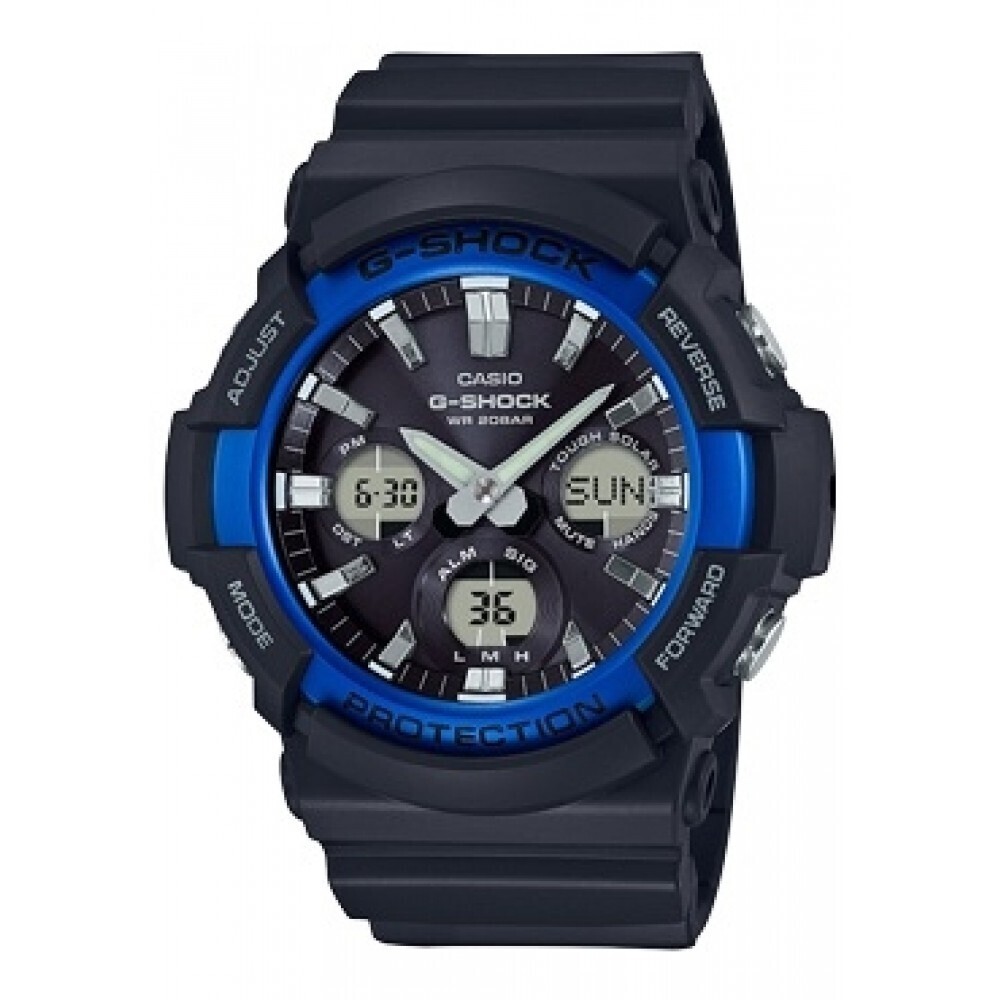 Casio Men's GAS100B-1A2 G-Shock Tough Solar Watch