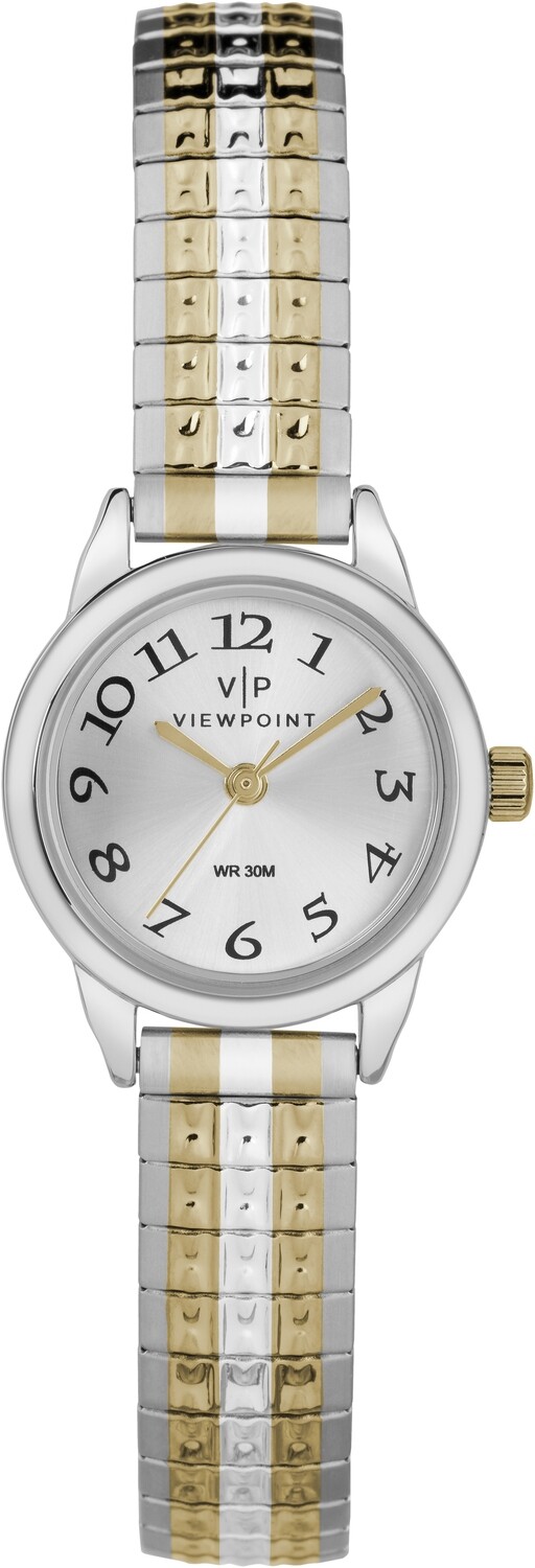 Viewpoint by Timex CC3D82700 Women's Two-Tone Stainless Steel Expansion Band Watch