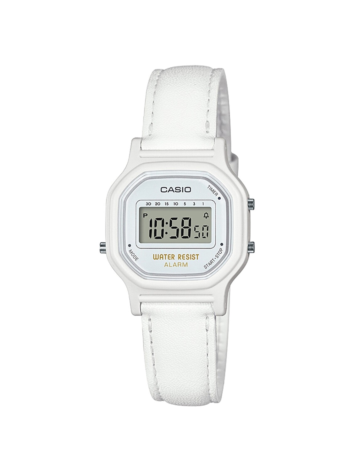 Casio Women's 'Classic' Quartz Resin Casual Watch, Color White (Model: LA-11WL-7ACF)