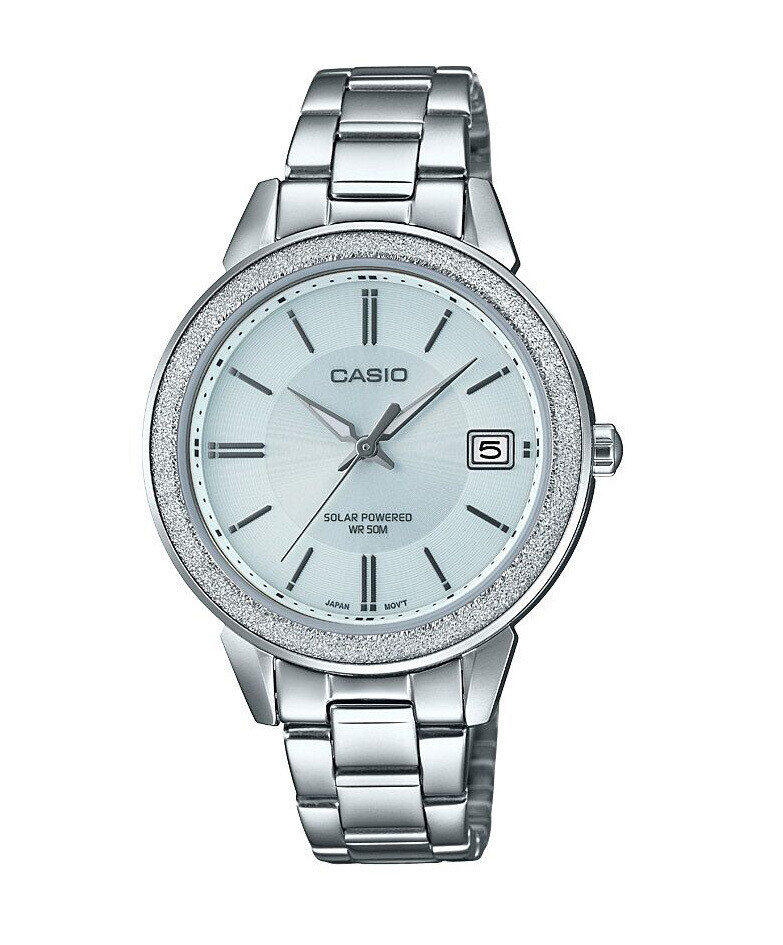 Casio Women's Silver-Tone Stainless Steel Bracelet Watch