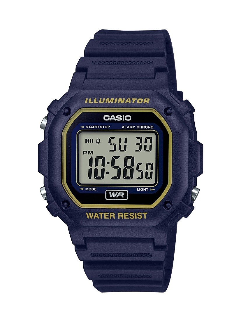 Casio Men's F108WH Illuminator Collection Blue Digital Watch