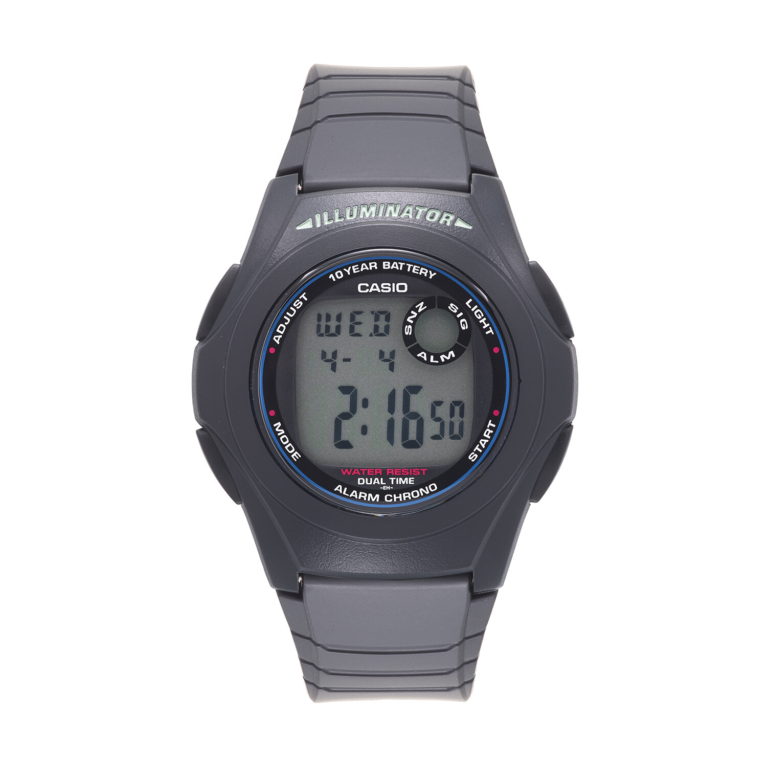 Casio Men's 'Classic' Quartz Resin Casual Watch, Color:Black (Model: F-200W-1ACF)