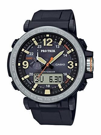 Casio Men's PRG-600-1CR Pro Trek Quartz Resin and Silicone Casual Watch