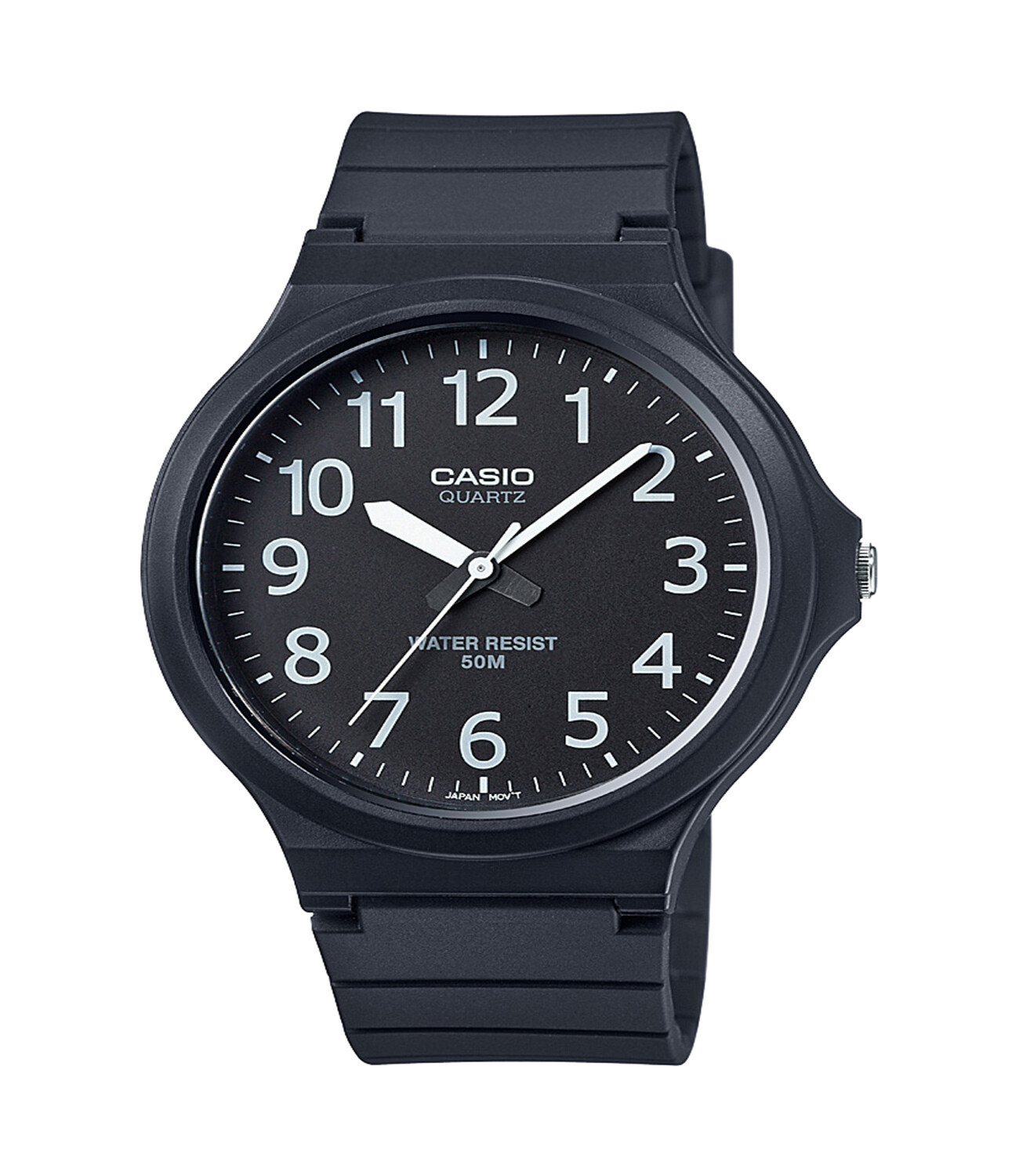 Casio Men's 'Easy To Read' Quartz Black Casual Watch (Model: MW240-1BV)