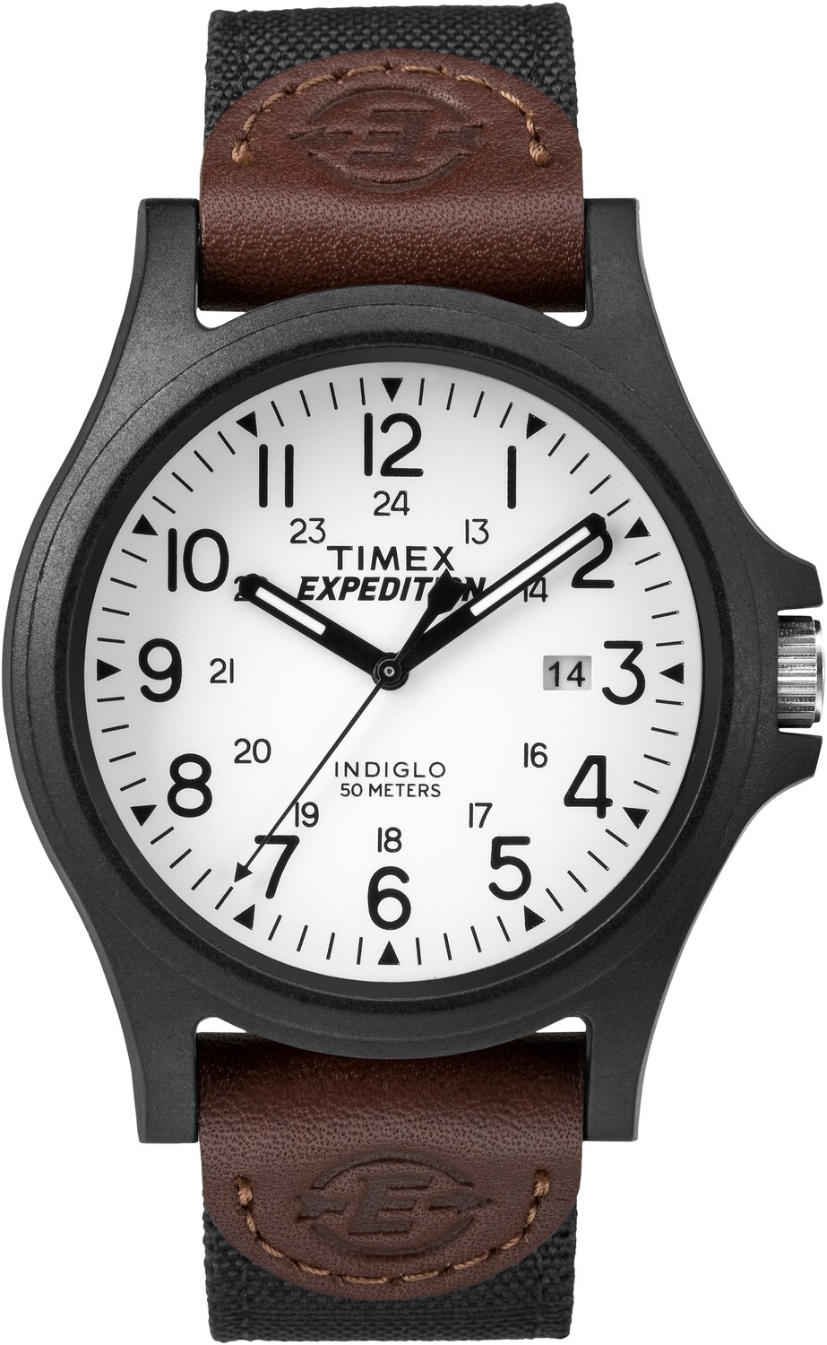 Timex Mens TW4B08200 Expedition Arcadia Brown Fabric Strap Watch