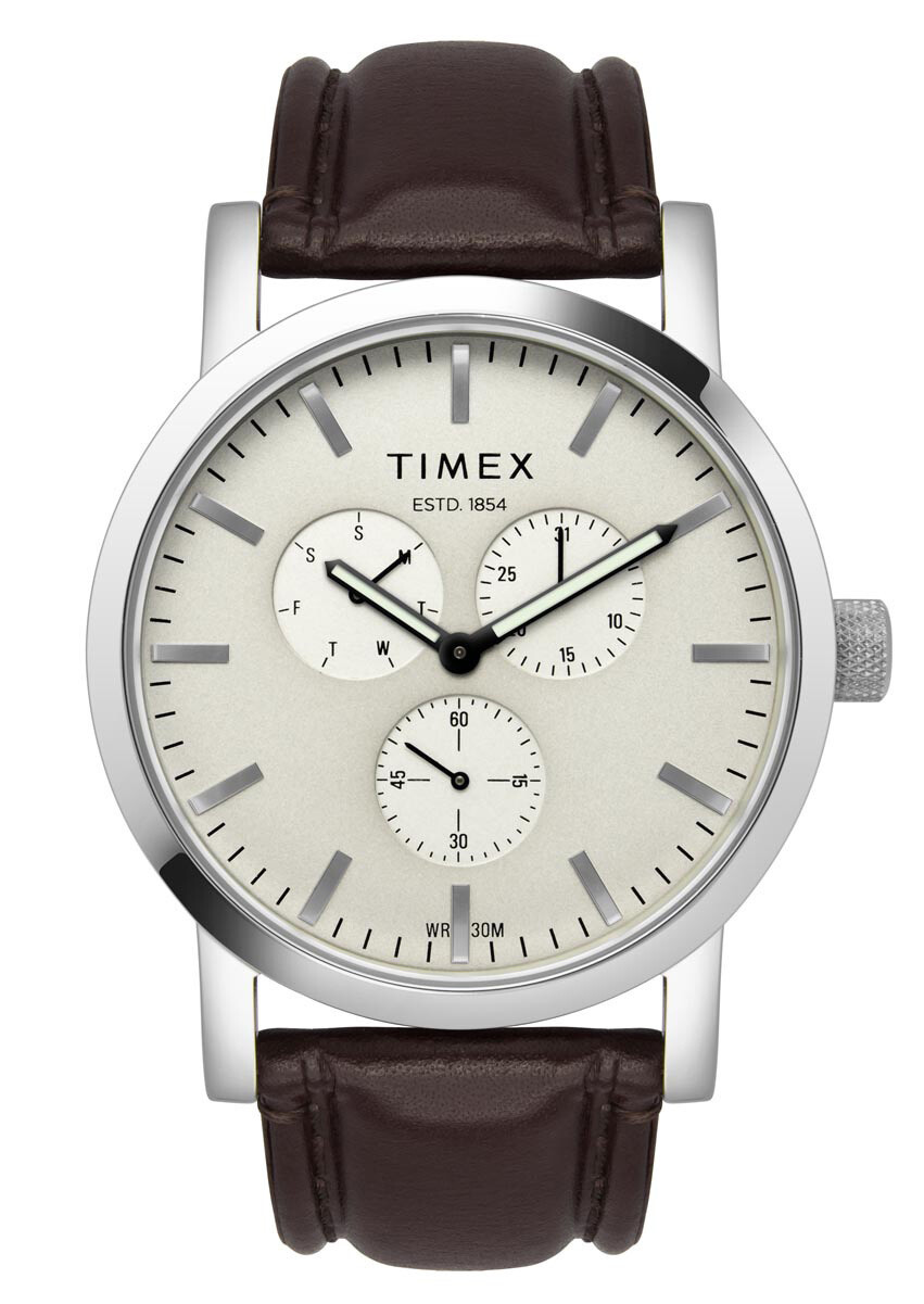 Timex Men's Elevated Classic Leather Strap Watch