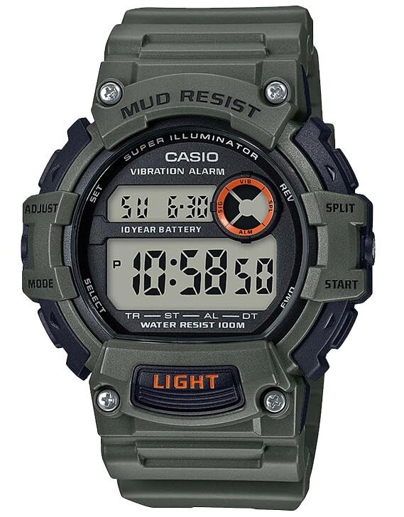 Casio Men's Digital Mud Resistant Digital Watch