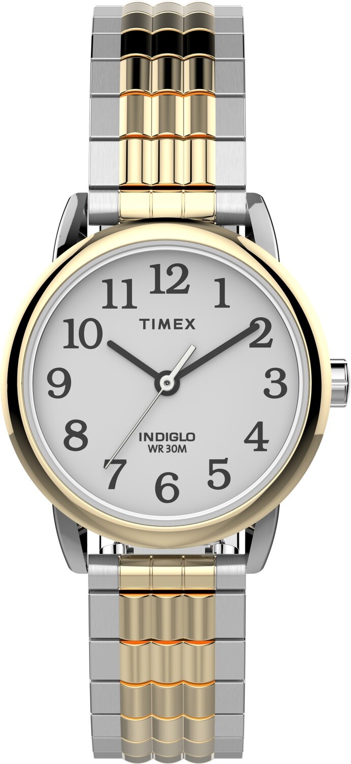 Timex Women's Easy Reader Quartz Dress Watch with Stainless Steel Strap