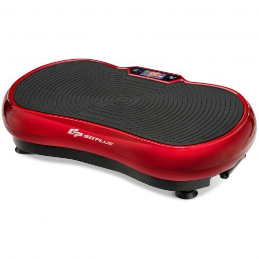 3D Vibration Plate Fitness Machine with Remote Control-Red