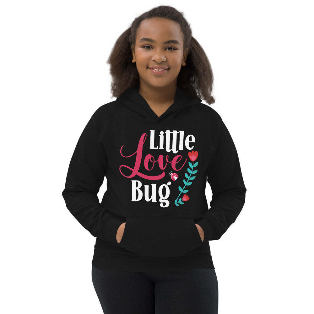 Uniquely You Childrens Hoodie, Little Love Bug Graphic Print