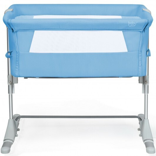 Travel Portable Baby Bed Side Sleeper  Bassinet Crib with Carrying Bag-Blue - Color: Blue