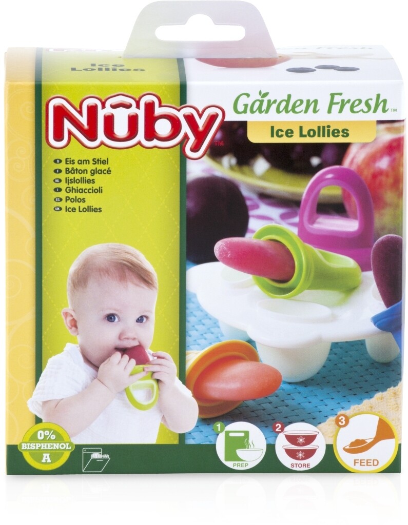 . Case of [24] Nuby? Fruitsicles Trays - 4 Molds .