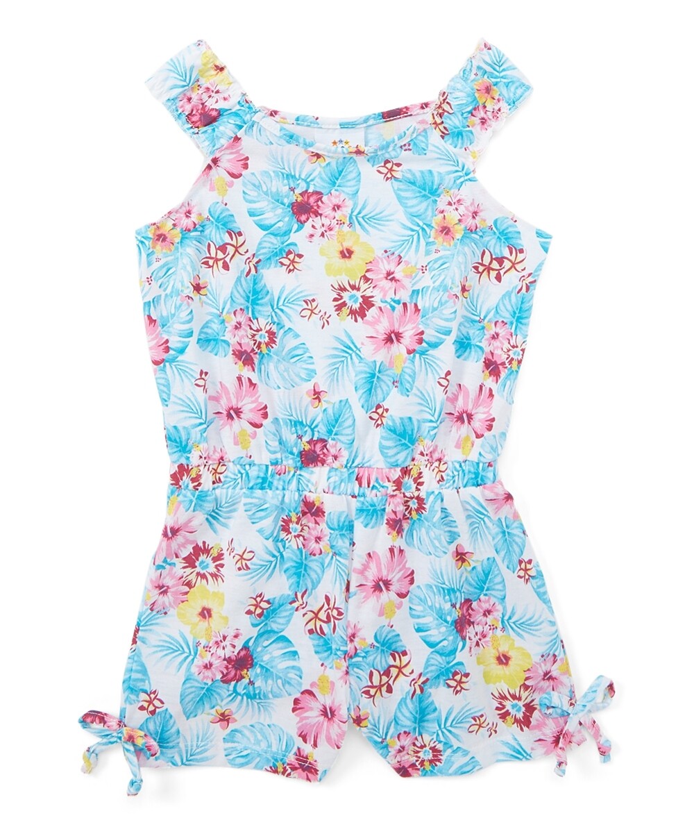 . Case of [24] Infant Girls' Rompers - Knit, Tropical, 0-12M .