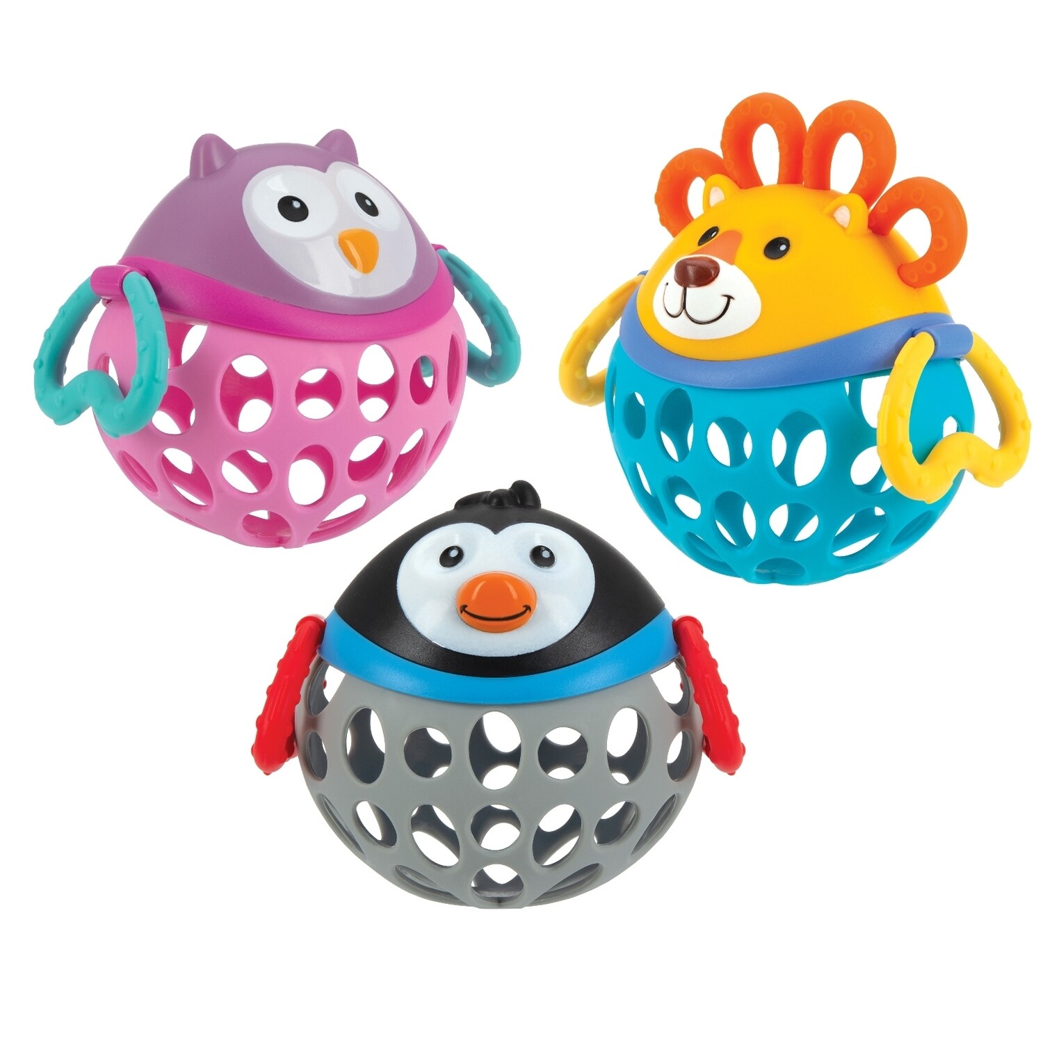 . Case of [24] Nuby Silly Shakers Rattle Toys - 3M+ .