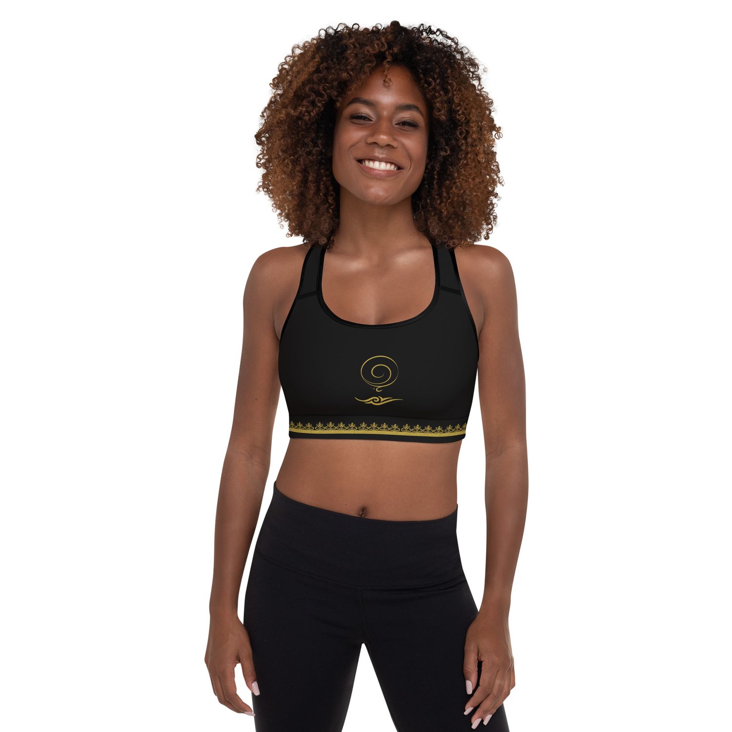 Sports Bra - Black Lemon - Limited Edt