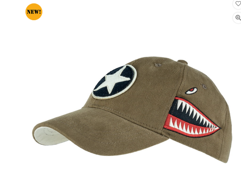 Gorra de béisbol cepillada p-40 curtiss