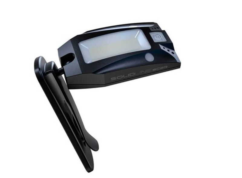 LINTERNA SOLIDLINE SC4R CLIP RECARGABLE 200 LU.NEGRA