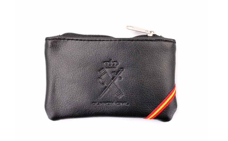 MONEDERO GUARDIA CIVIL PIEL NEGRO
