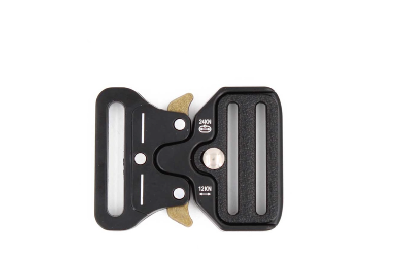 HEBILLA CIERRE SEGURIDAD METALICA 40MM NEGRA