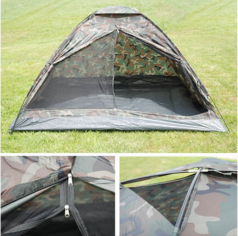 TIENDA 2-PERS CAMUFLAJE - CAPA SINGULAR FOSCO
