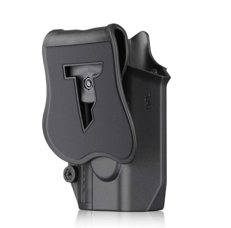 FUNDA PISTOLA RIGIDA CYTAC UNIVERSAL MEGA-FIT NEGRA