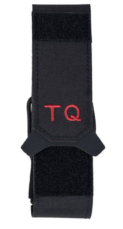 Bolsa para torniquete de la marca CORDURA EN COLOR NEGRO Y VERDE