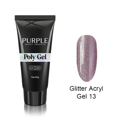 Polygel glitter 13