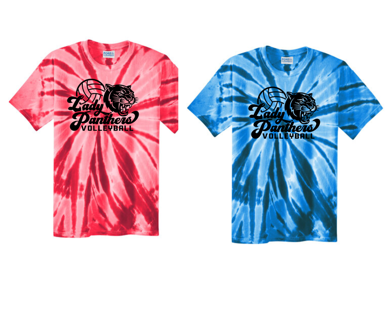 West Preston Volleyball tie dye t-shirt