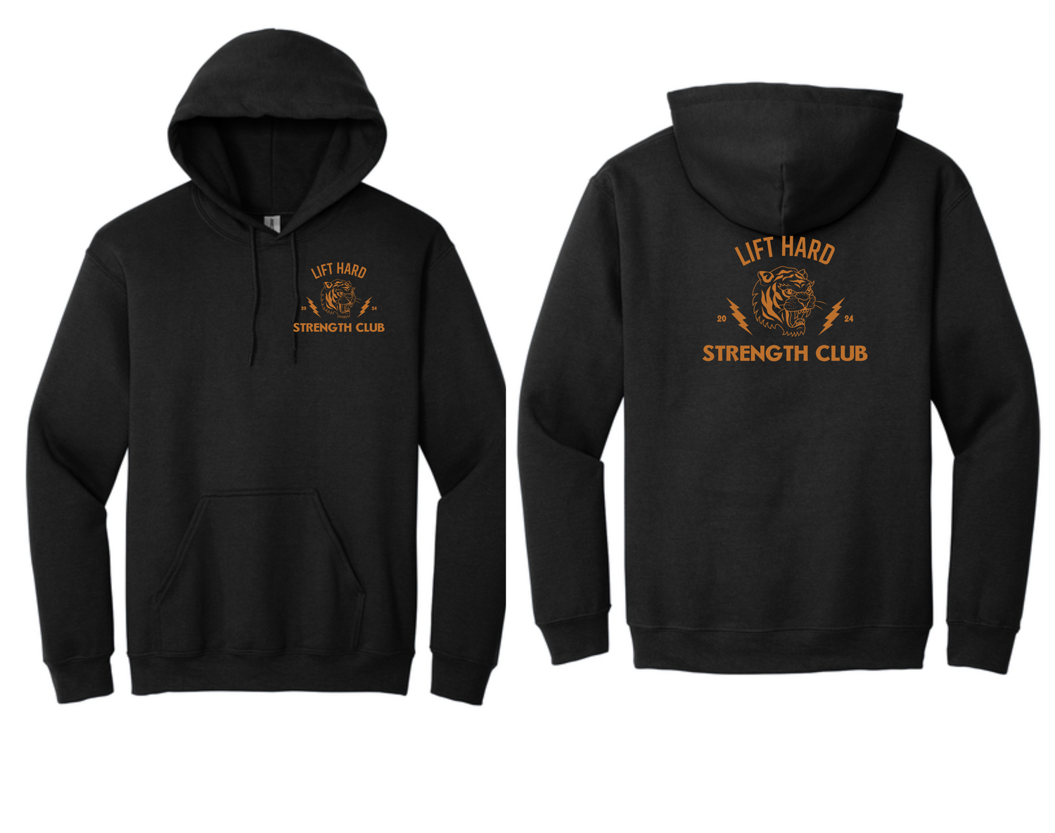 Lift Hard Strength Club Hoodies