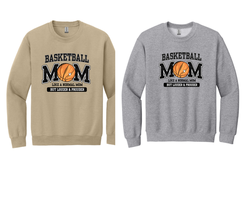 WPYLB Basketball Mom loud and Proud Crewneck