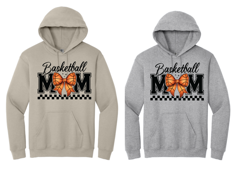 WPYLB Basketball Mom with Bow Hoodie