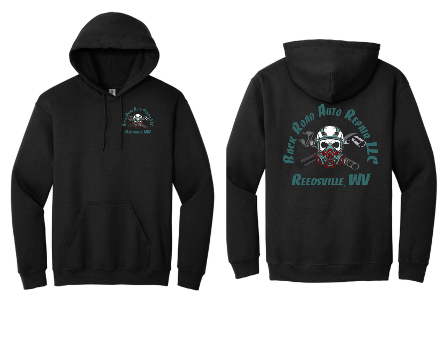 Back Road Auto Repair Hoodies