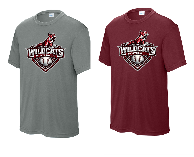 Wildcats Softball Moisture wicking tee