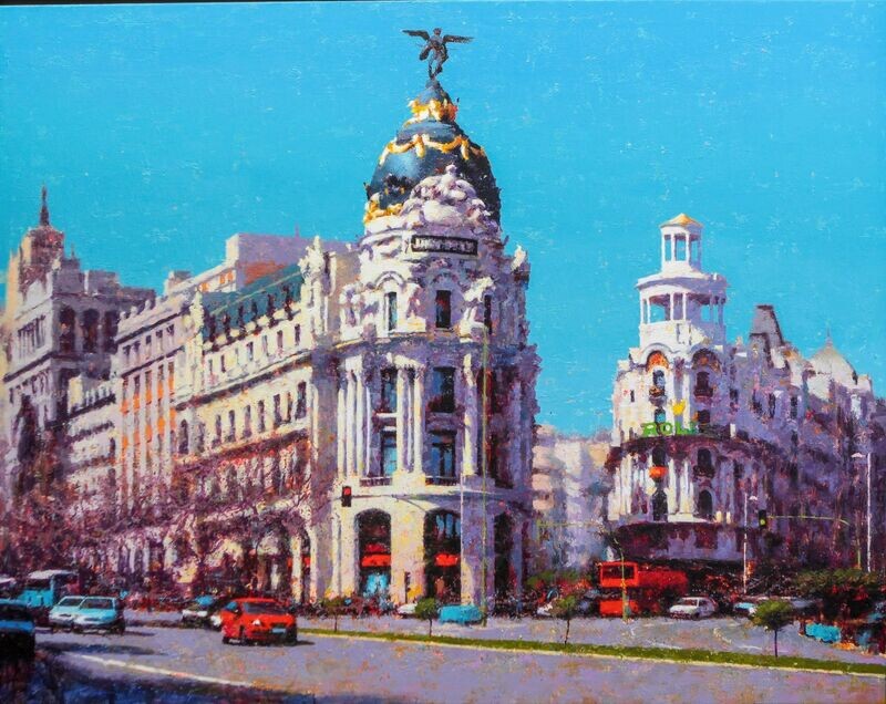 La calle Alcalá con La Gran Vía