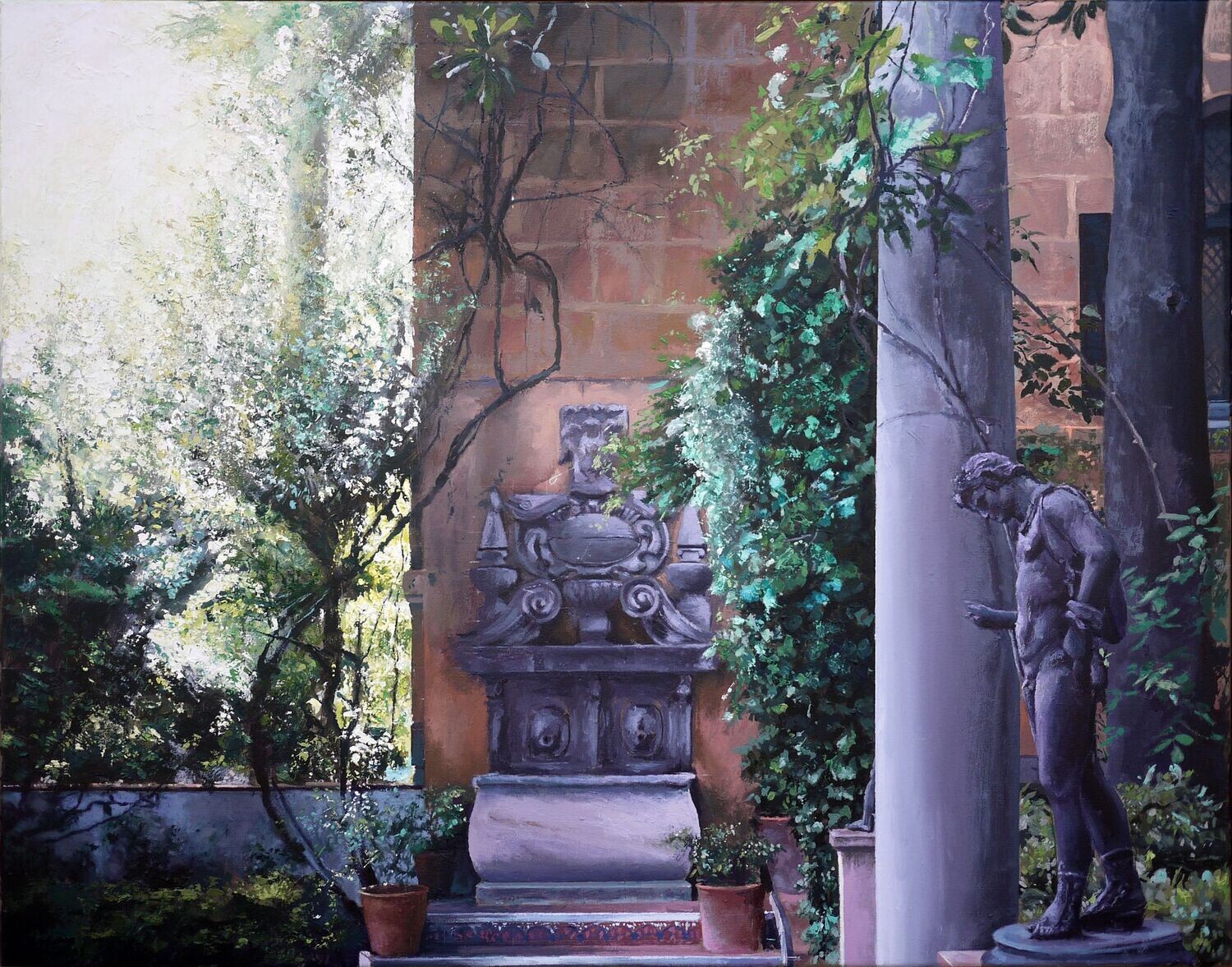 Rincón de los Jardines del Museo Sorolla